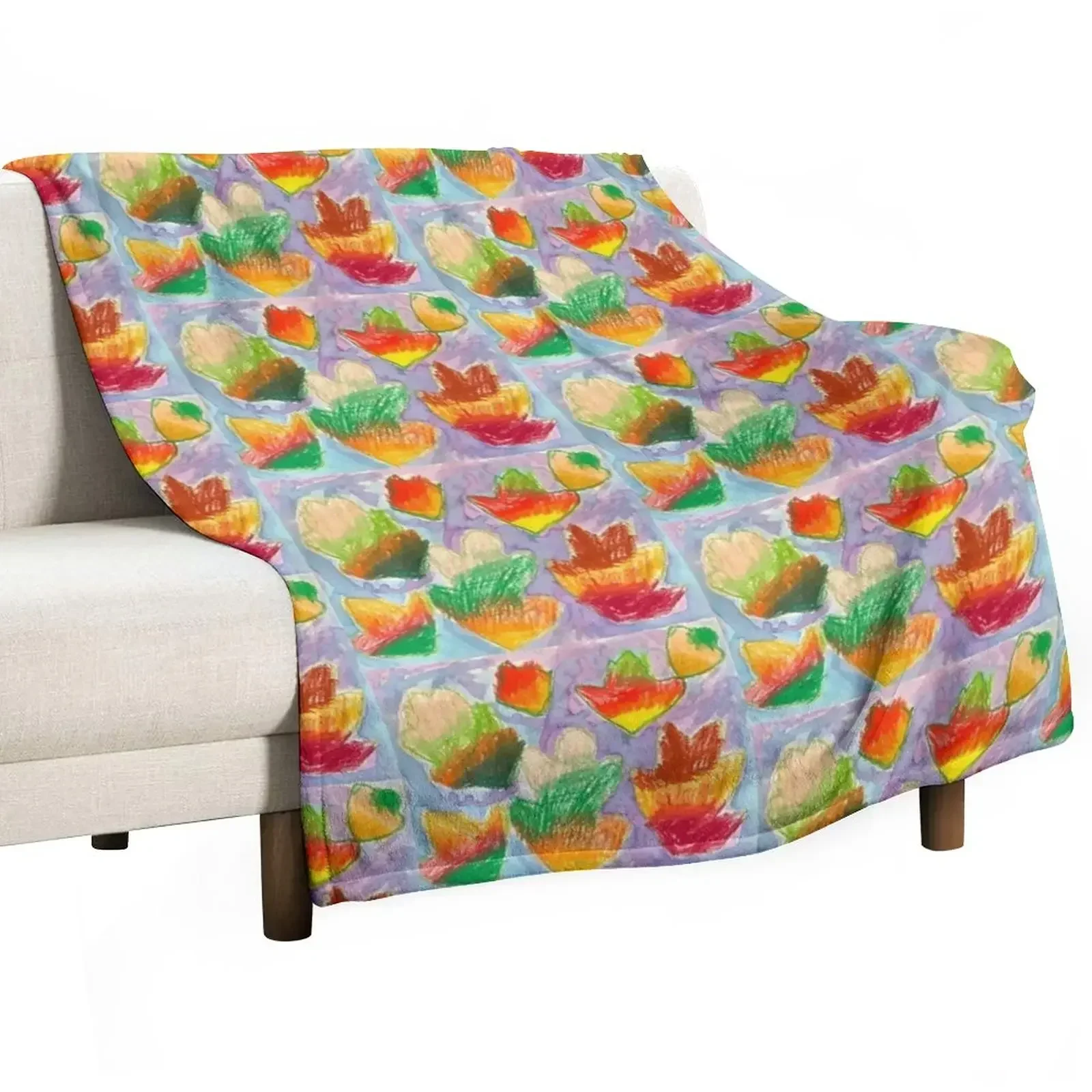 

Fall Leaves Throw Blanket blankets and throws wednesday Decorative Sofa Sofa Quilt Blankets