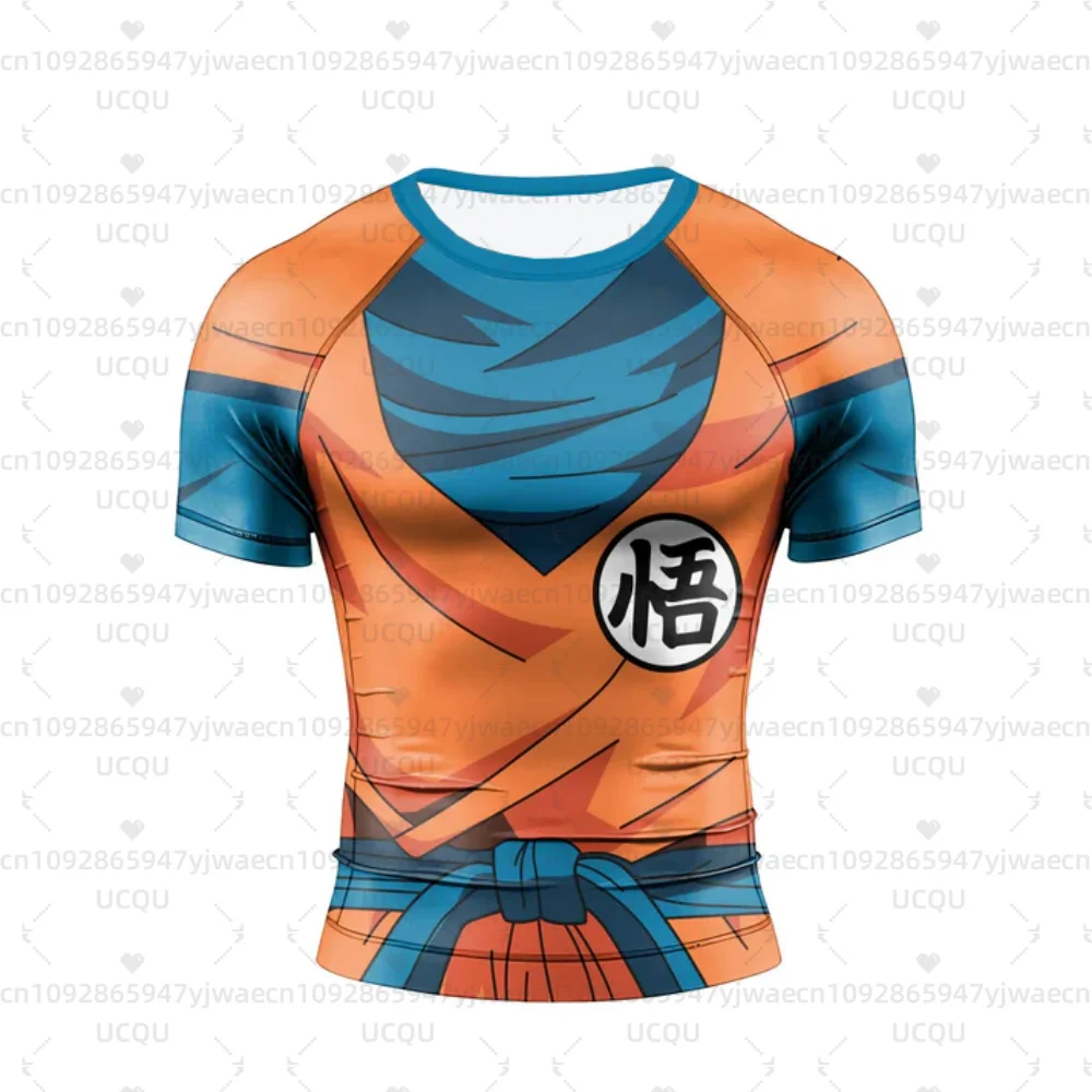 

Летняя мужская, женская, детская повседневная спортивная футболка с 3D-принтом Dragon Ball Z Goku Jiu Jitsu, футболка с круглым вырезом, спортивная футболка для активного отдыха