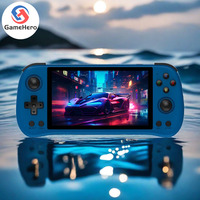 Gamehero POWKIDDY X55 5.5 INCH 1280*720 IPS Screen RK3566 Handheld Game Console Open-Source Retro Console Children's gifts