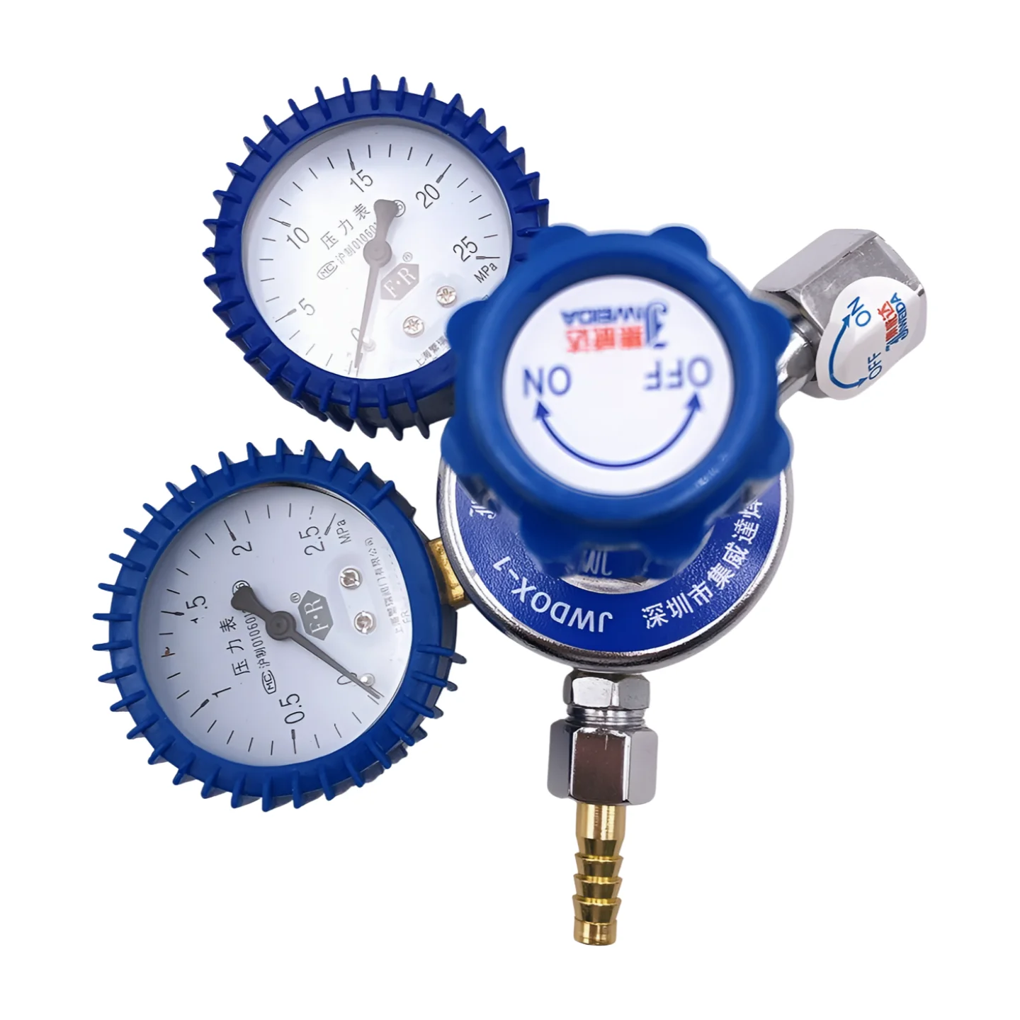 Welding Accessories JWDOX-1 G5/8-14H(F) Oxygen Gas Regulator Decompressor Regulator Reduced Pressure Gauge