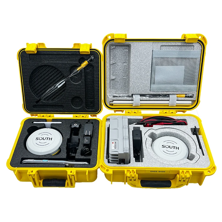 SOUTH Galaxy G3 GPS RTK 1598 Channels IMU Tilt Survey With IP68 Rating And 20km Range For Land Surveying Rover & Base