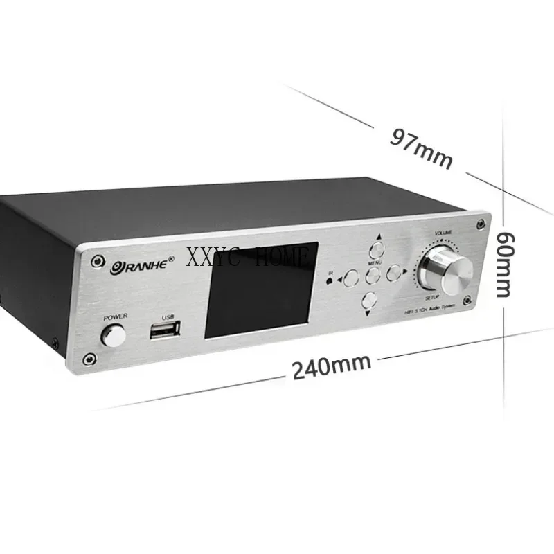 RH-899X Black/Silver DSD USB Flash Drive Lossless Audio Player CS4354 HDMI Optical and Coaxial 5.1 Channel DTS Decoder