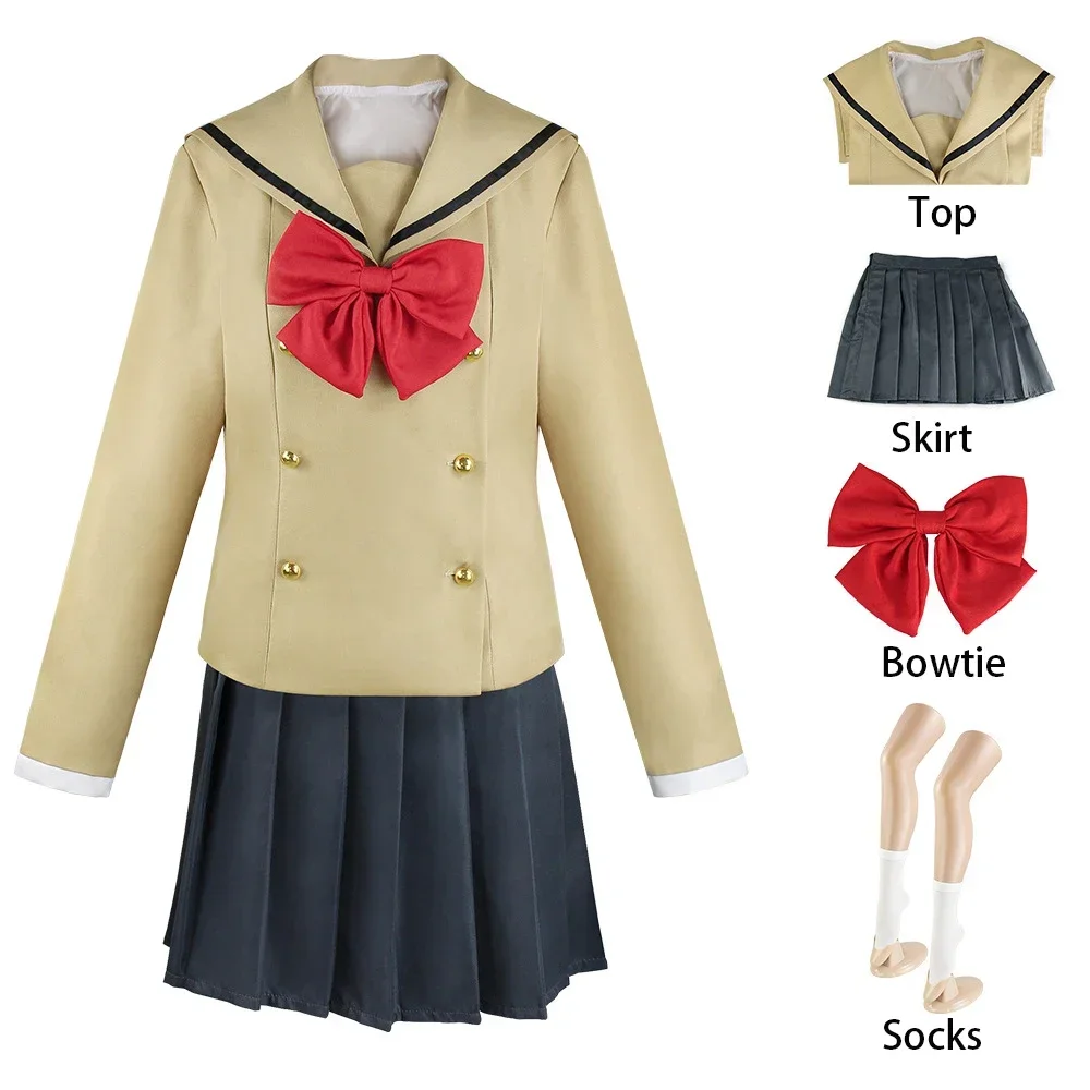 Anime Bocchi The Rock Kita Ikuyo Cosplay Costume Adult Women Girls JK Sailor Skirt Suit Halloween Party Outfit Uniform