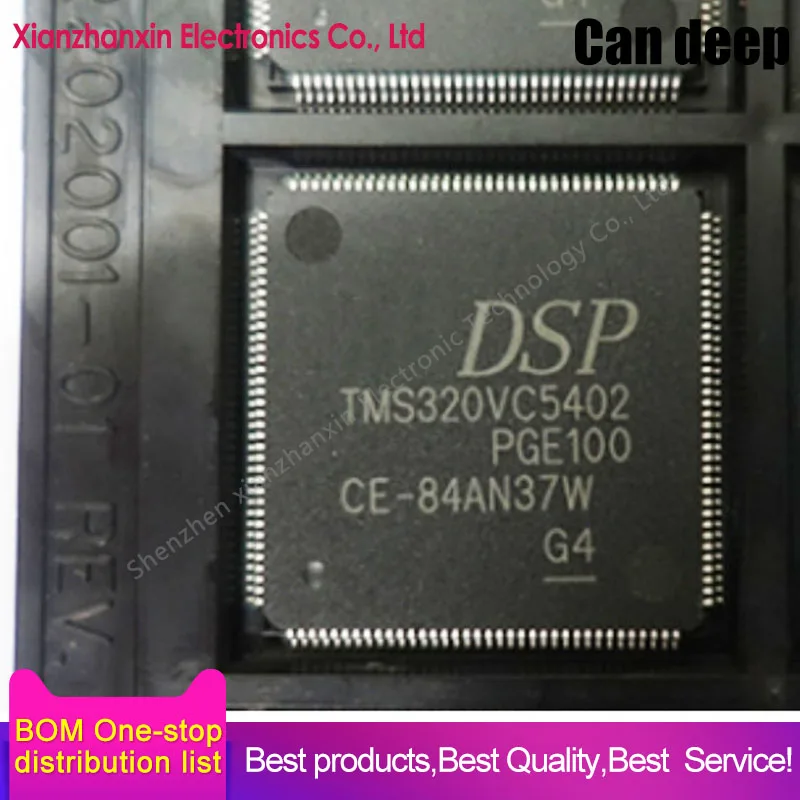 

1pcs/lot TMS320VC5402 TMS320VC5402PGE100 320VC5402 LQFP144 Digital signal processor chip micro controller