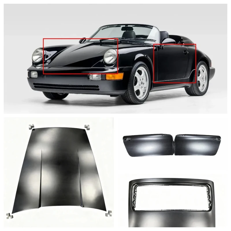 

Replacement Body Parts for 1992-1994 911 Speedster (964) Door Panel Tailgate Rear Door Hood