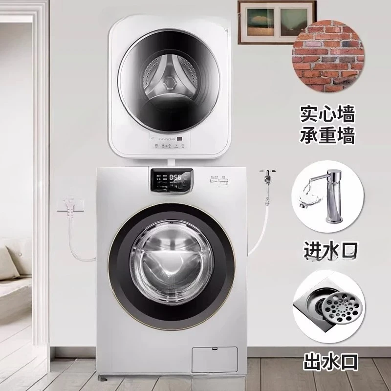 3kg Mini Wall Mounted Automatic Front Loading Washing Machine with Dry