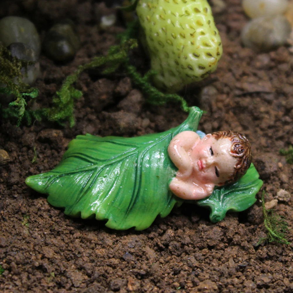 

3Pcs Miniature Resin Fairy Statues Garden Decor Indoor Desk Ornament Tiny Figurines Christmas Collectibles Weatherproof