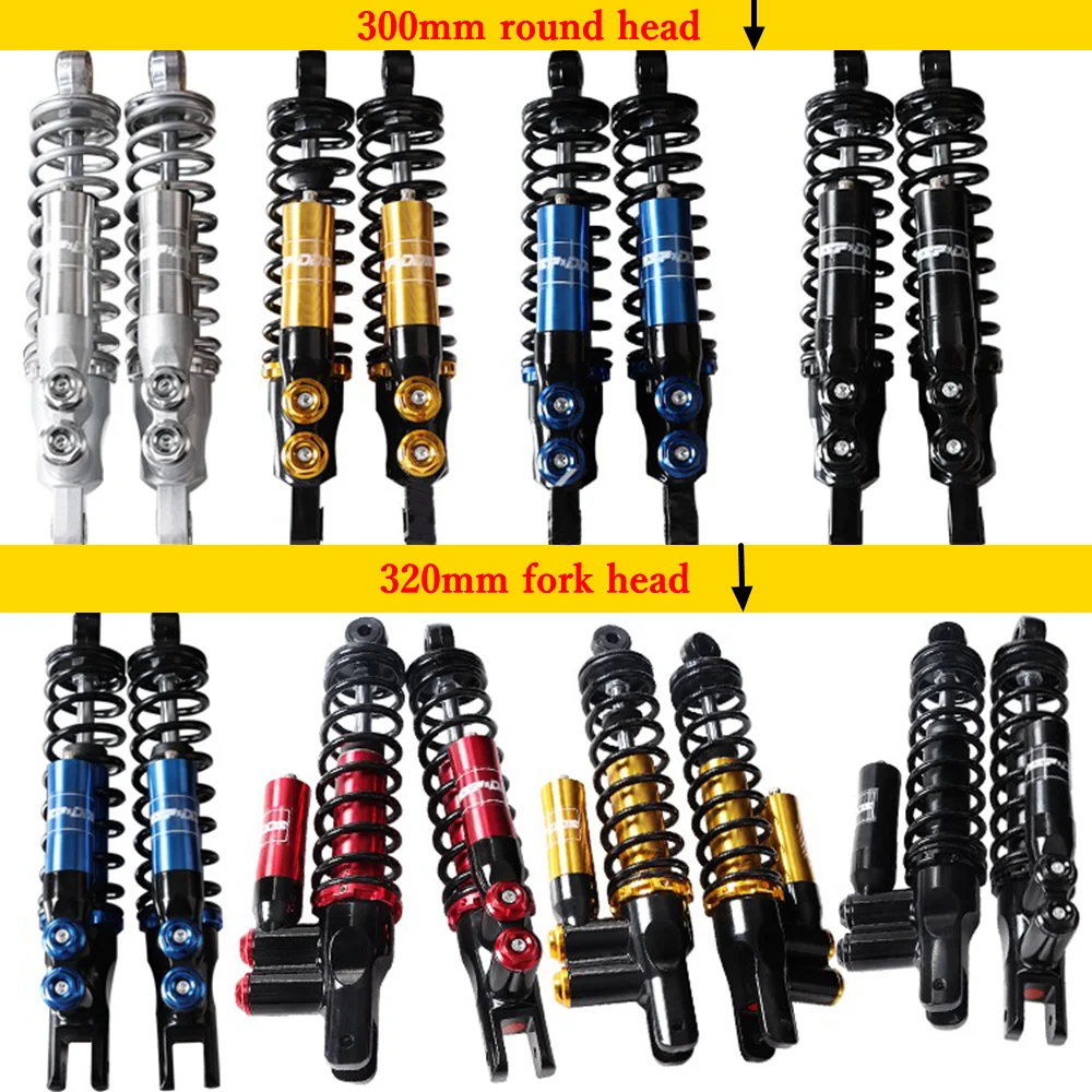 300mm 320mm Odwrócony tylny amortyzator motocyklowy Uniwersalny do skuterów Yamaha Nmax Xmax Aerox 155 Pcx125 150 BWS RSZ Niu N1S