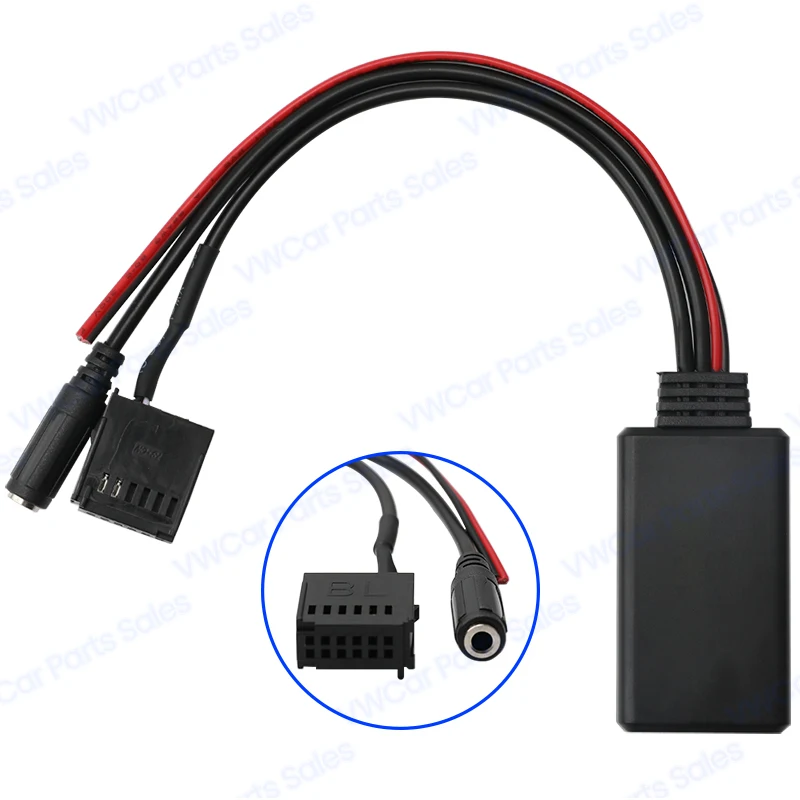 Bluetooth Adapter Car 6000 CD Audio Parts Bluetooth 5.0 Aux Cable MIC 6000CD Audio Adapter for Ford Fiesta Focus Mondeo Kuga