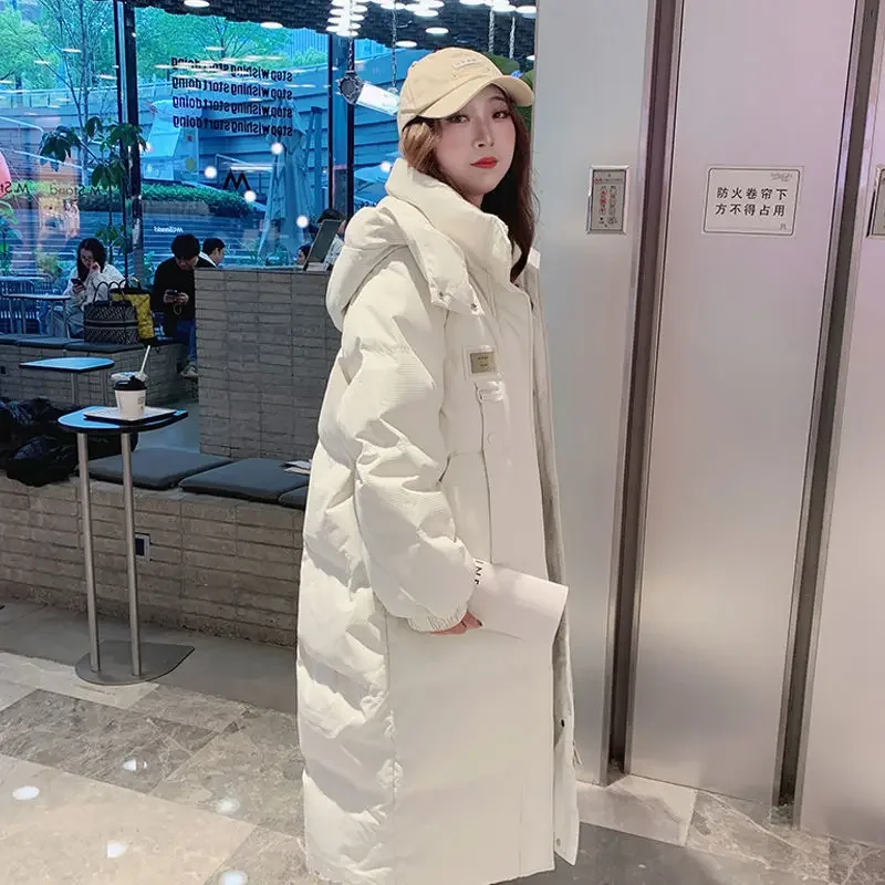 Oversize Bread Coat Down Cotton-padded Coat Women\'s Winter Coat Long Thick Cotton-padded Jacket 2023 New Trend  Women\'s Clothing