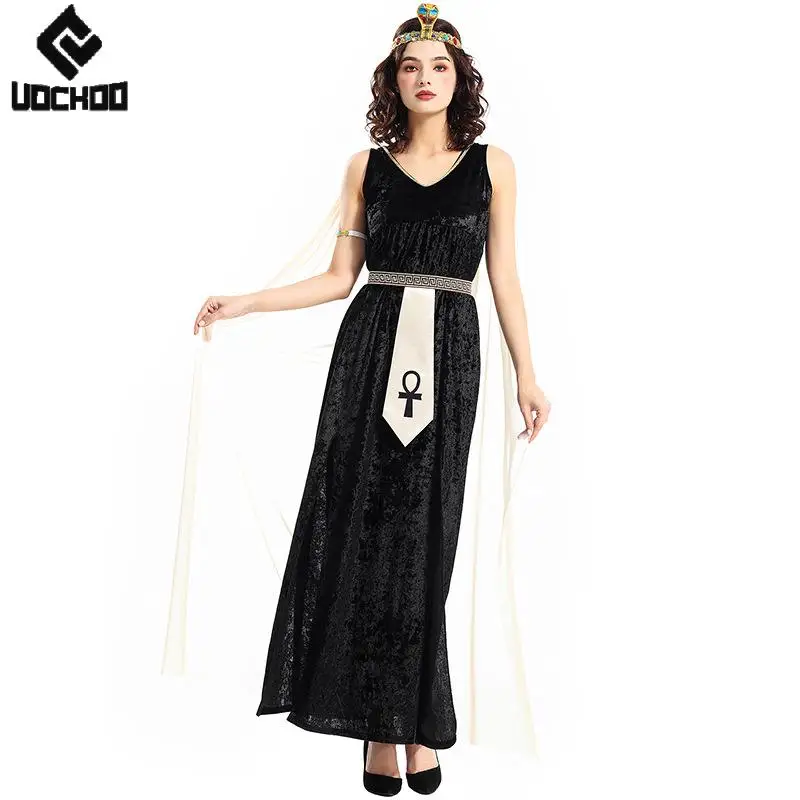 

Клеопатра Косплей Костюм Хэллоуин Египетская Королева Платье Карнавальный Парад Наряд Женский Фестиваль Сценическая Одежда