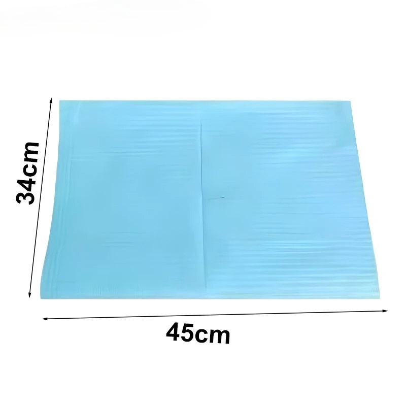 50Pcs Disposable Waterproof Dental Bibs for Tattoo Tables Cleaning Pads and Nail Makeup Tools Waterproof Absorbent Dental Towels