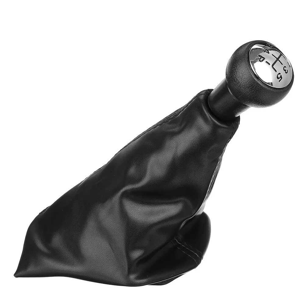 Vehicle Customization Car Gear Shift Knob Car Gear Shift Accessories Shift Knob Kit PU Leather Knob Easy Installation