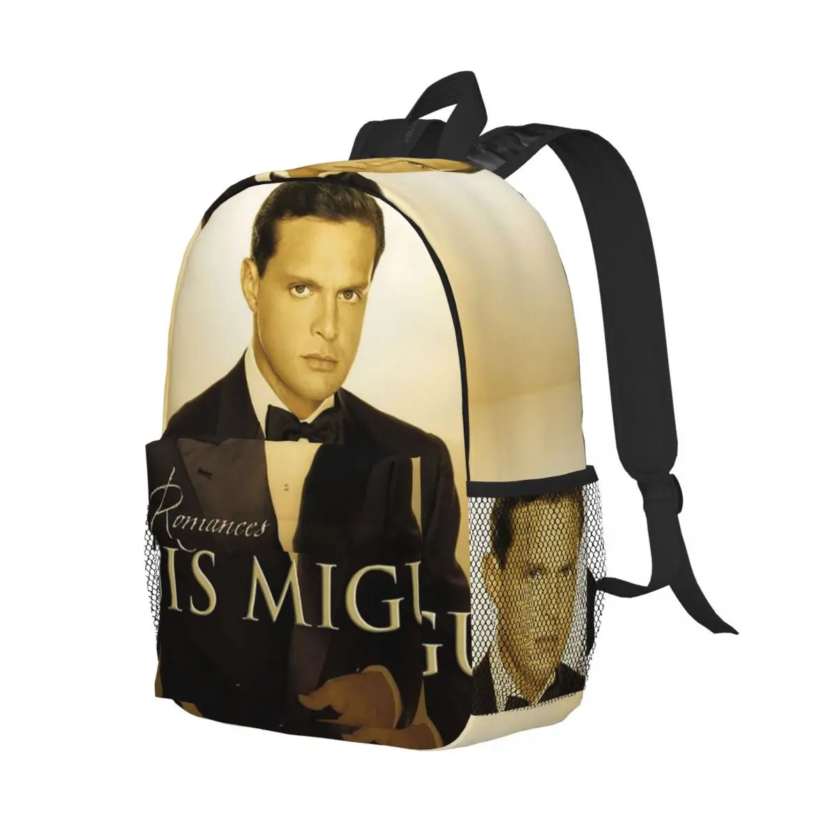 

Рюкзак Luis Miguel Singer, студенческая сумка для книг для мальчиков и девочек, детская школьная сумка, сумки на плечо для ноутбука для мужчин и женщин