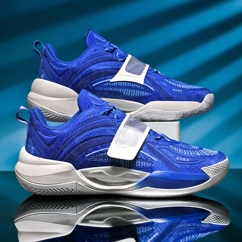 Basketball Sports Shoes with Lightweight and Breathable Air Cushion Strong Men's Jumping Ability Men's Casual Sports Shoes