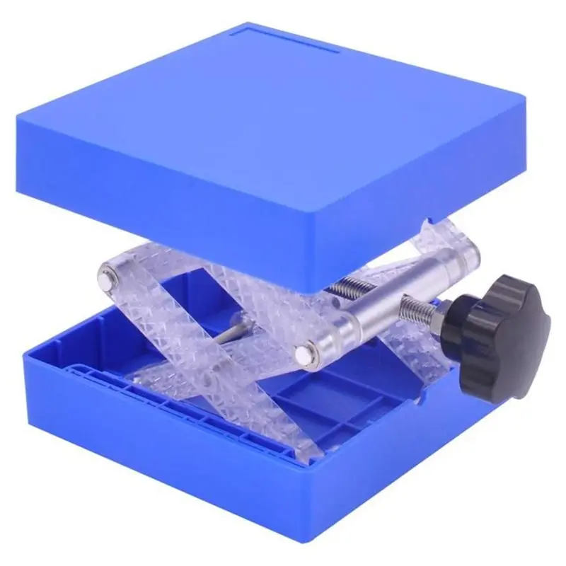 [hot-a34r】-lab-jack-laboratory-lift-stand-table-2-pack-20lbs-load