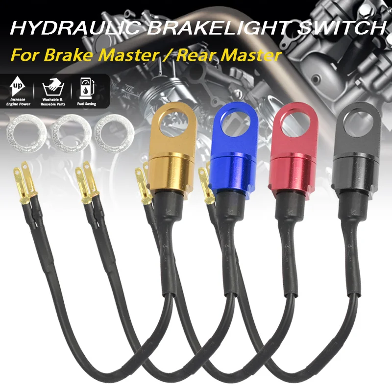 

Universal Hydraulic Motorcycle Brake Light Switch, Fits All Pump Models, Easy Installation