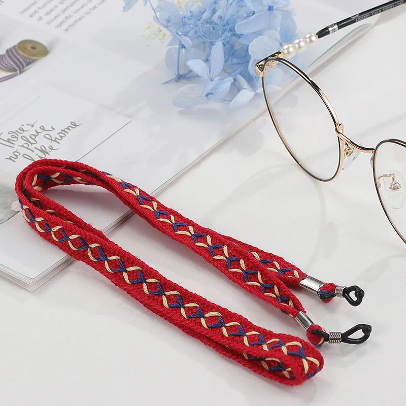 Eyeglasses Chains Fashion Eyeglass Straps Glasses Lanyard Retainer Cord Multicolored Sunglasses Strap for Women Men