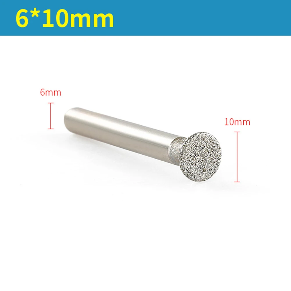 Punta per molatura Bistrique Punta per molatura per testa per chiodo Bistrique 1pz 6/8/10/14/16/18/20/22/25/30mm 6mm 6mm Gambo Nuovo di zecca