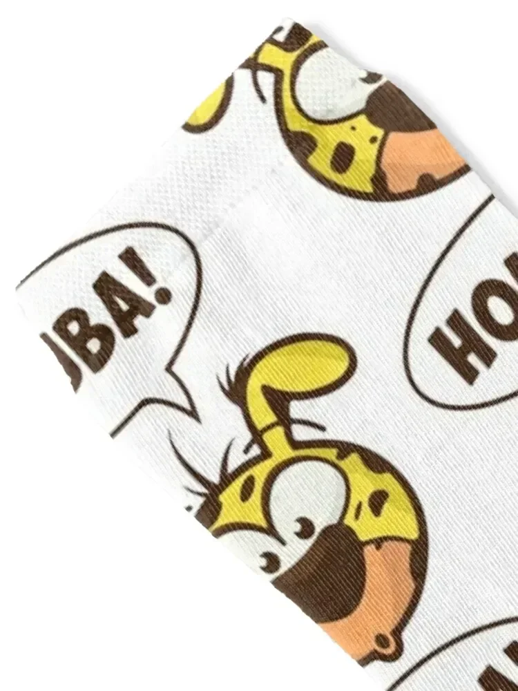 جوارب Marsupilami houba هدايا عيد الميلاد شتاء دافئ مشرق الرباط الفاخرة مصمم رجل الجوارب النسائية