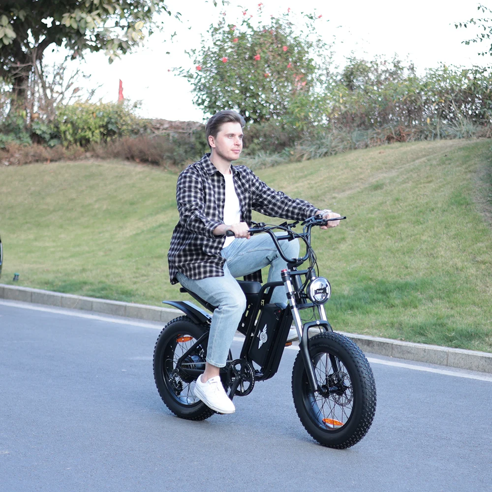 

FREEGO S1 Electric Bike for Adults, 1400W Motor, 48V/22.5Ah Battery, 30MPH Electric Motorcycle, 7 Speeds, 20 Inch Fat tire ebike