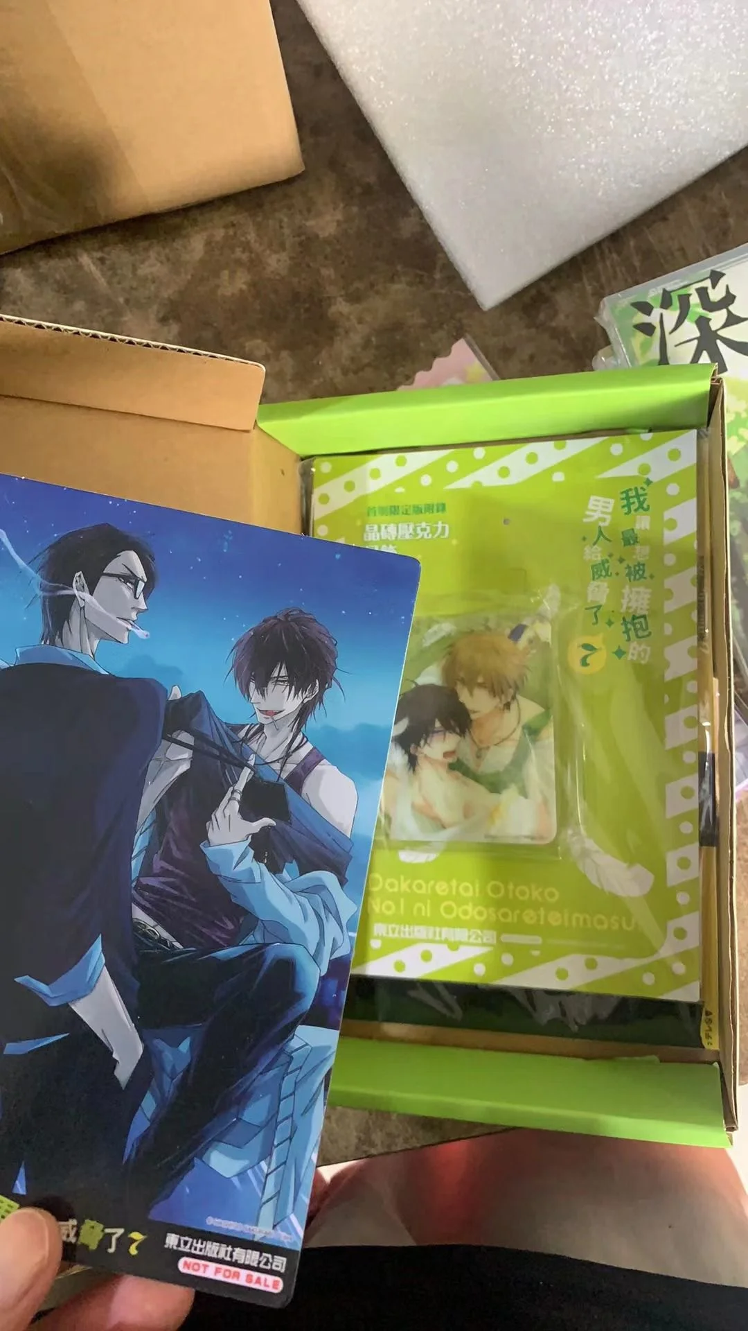 Dakaichi: I'm Being Harassed By the Sexiest Man of the Year เวอร์ชันภาษาจีนแบบดั้งเดิม Vol.1-9 Special Edition Takato Saijou