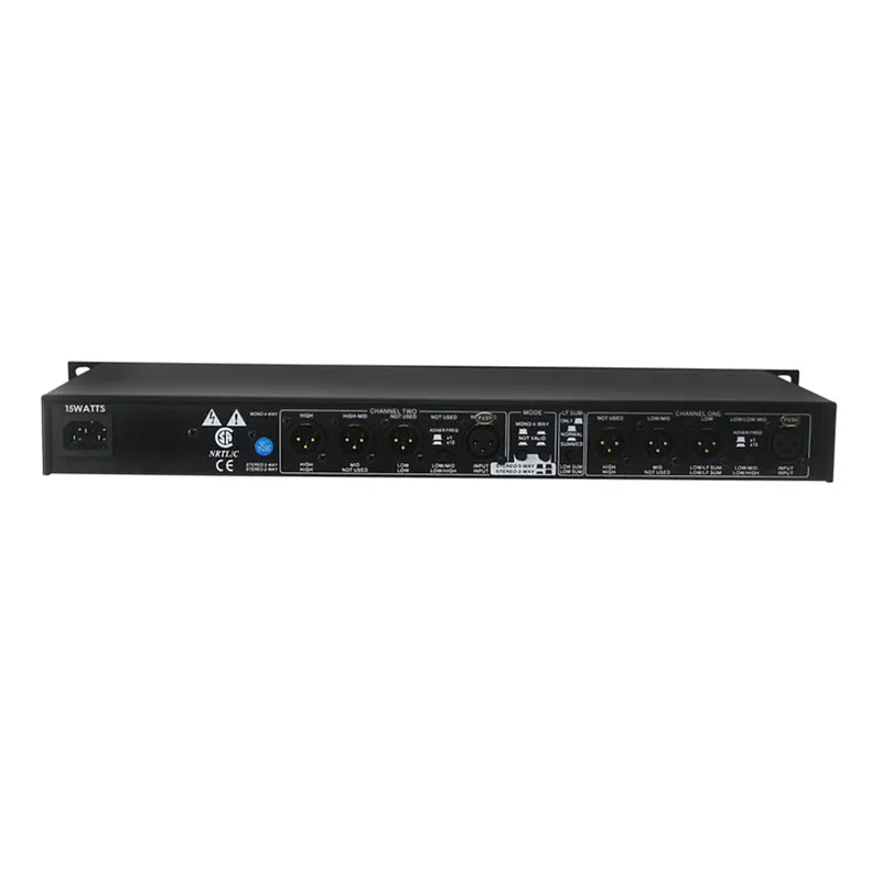 SEMAROUS Professional Sound Peripheral Equipments Stereo 2/3 Way, Mono 4-Way 234XL Crossover audio Equalizer with XLR Connector