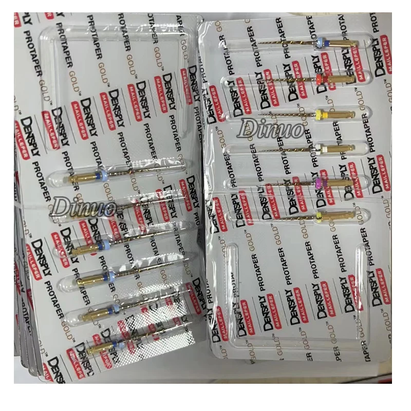 REE SHIPPING Proteper GOLD Files Dental Teeth Whitening Root Tools Dental Endodoncia Files 30PCS/5pie Factory High Quality