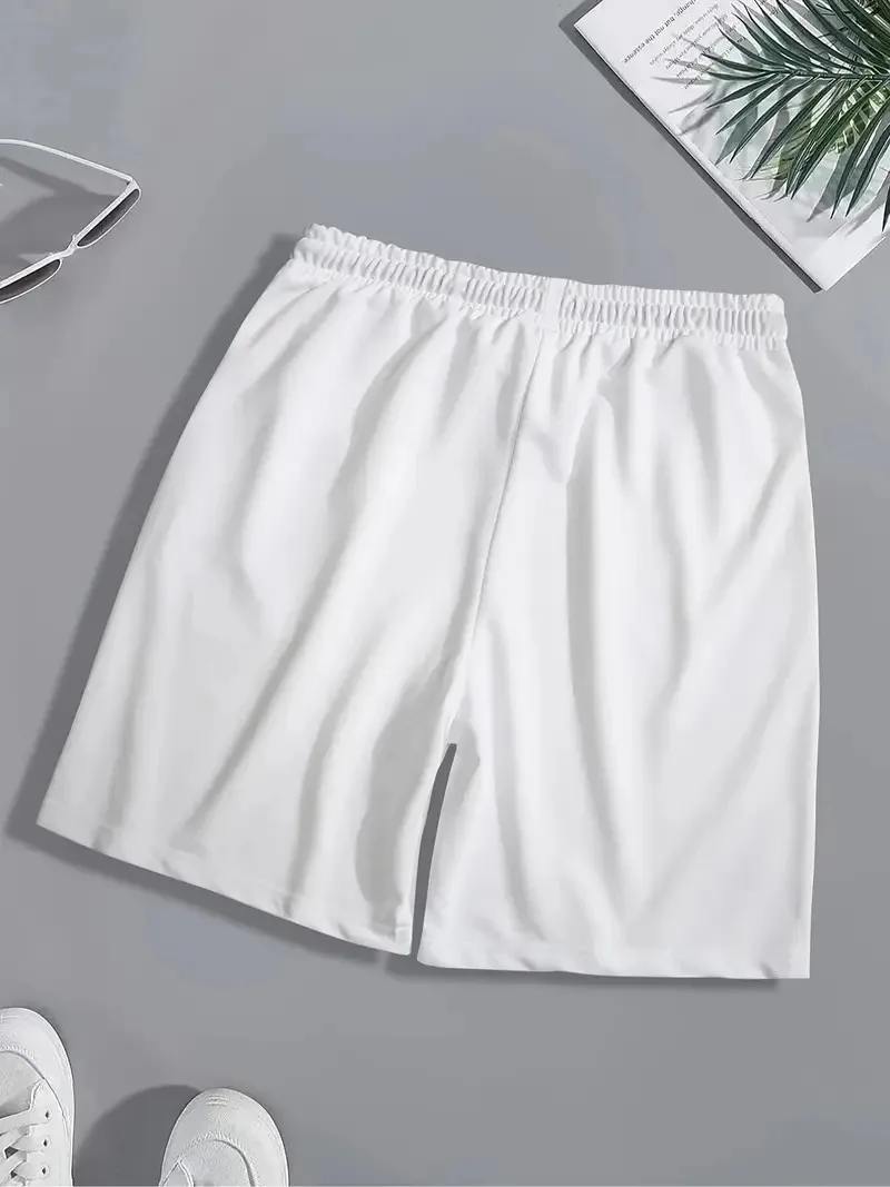 The 2025 summer new pattern 3D letter printed men's shorts are casual, fashionable, soft, comfortable and lightweight