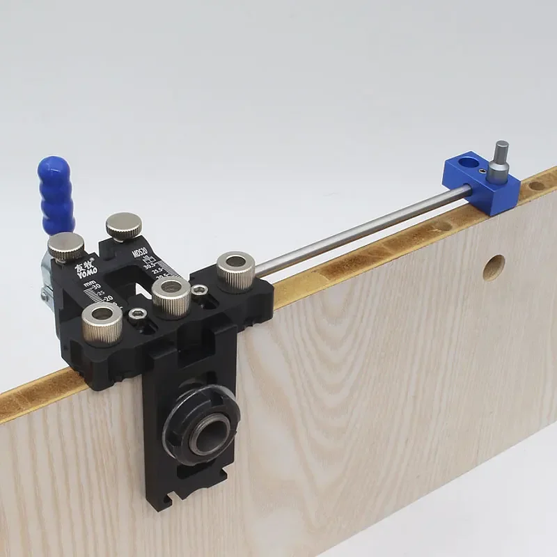 Precision Jig Dowel Cam Jig 3 in 1 Dowelling Jig Master Kit Wood Hole Drilling Guide Woodworking Position for DIY Wood Working