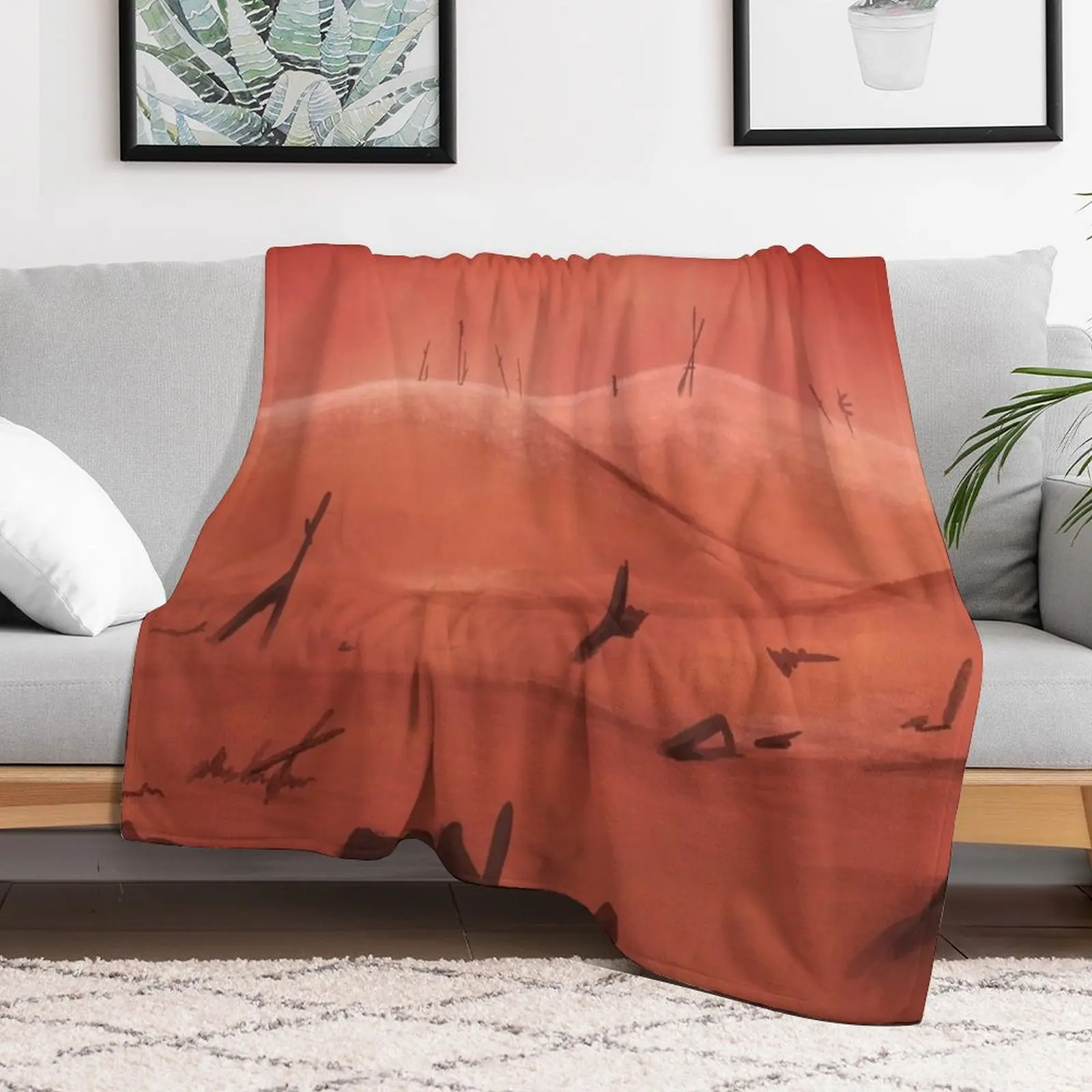 Wailing Dunes - Radahn Boss Arena Throw Blanket for babies Moving Loose Blankets