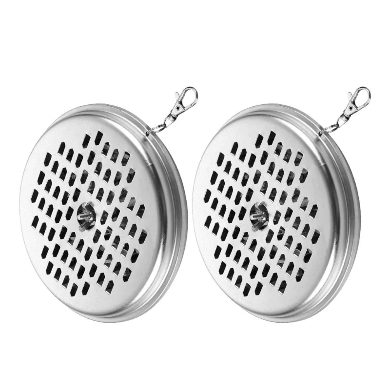 2Pcs Mosquitoes Coiled Holder Incenses Burners Mosquitoes Storage Coiled Box 448D image 3