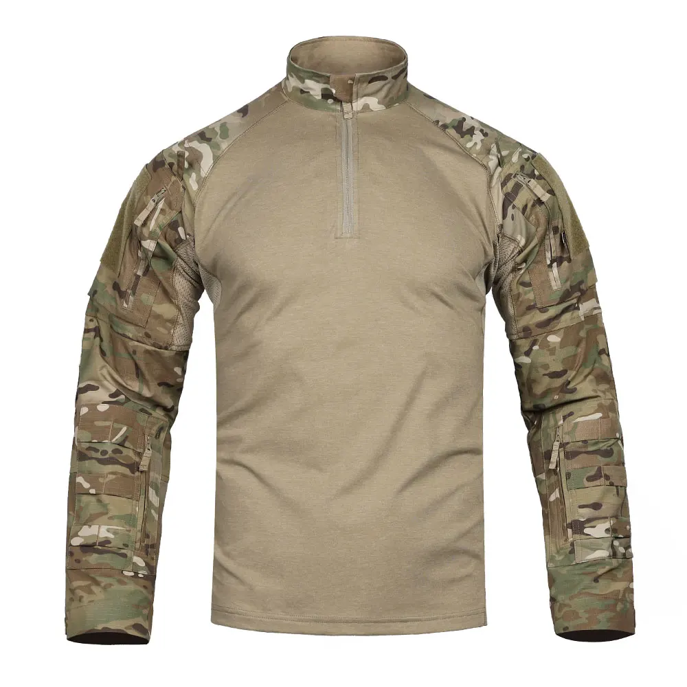 

Emersongear Anaconda All-Terrain Combat Shirts Tactical Tops Training Shirt T-shirts Camping 4-Way Stretch Tshirt Hunting EM9742