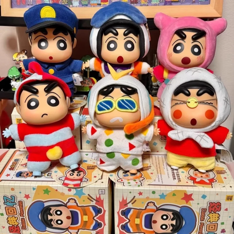 

TOPTOY Official Crayon Shin-chan Classic Memory Series слепая коробка, виниловый плюшевый брелок для куклы, ностальгический коллекционный шарм для сумки