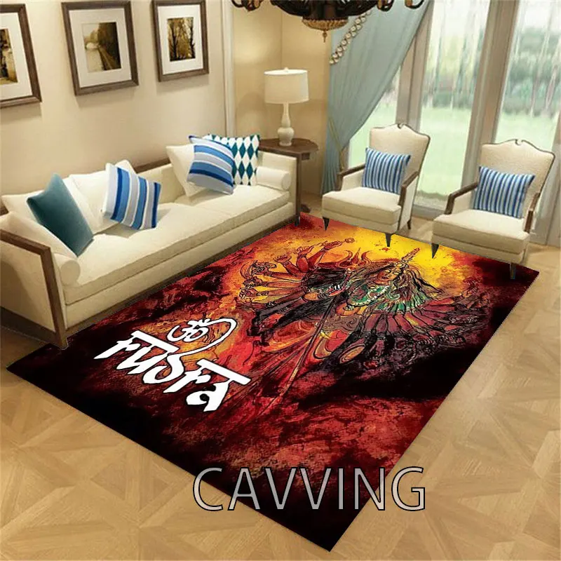 RUDRA Rock  3D Print Carpets Flannel  Rugs Anti-slip Large Rug Carpet  Home Decoration for Living Room Bedroom Home Decor