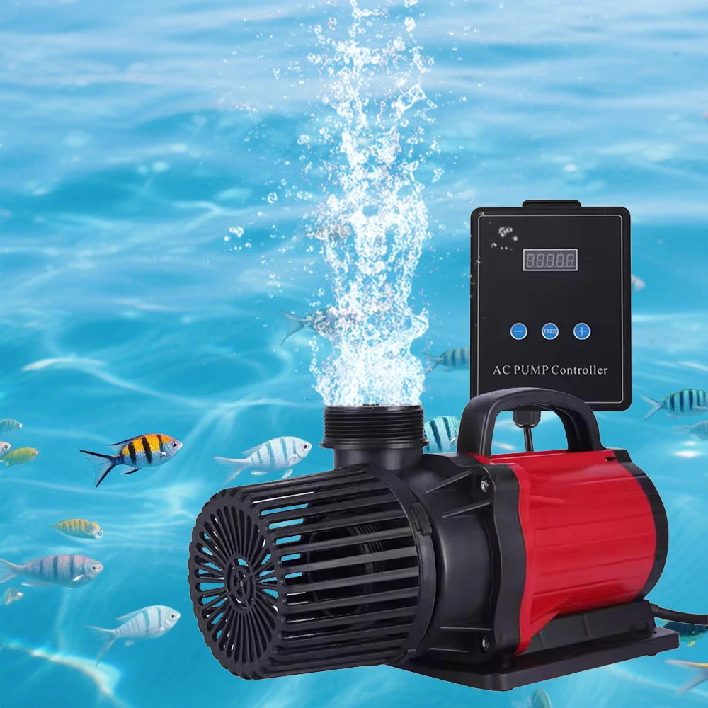 Submersible Circulation Filter Pump Eco‑Friendly for Marine Freshwater Aquarium Sump Tank Koi Fish Pond Amphibious Use