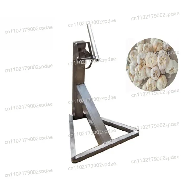 Manual Garlic Root Cutting Machine Concave Flat Garlic Root Remover Stainless Steel Farm Garlic Trimming Equipment