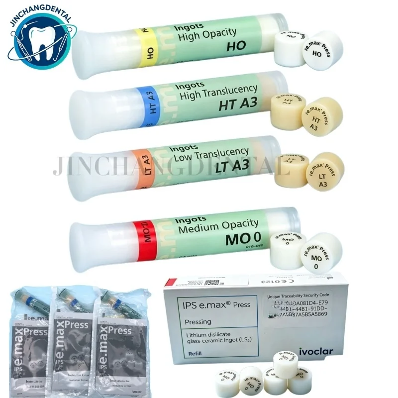 Dental Lab Materials Ivoclar IPS e.max Press New Package Lithium Disilicate Ingot  Pressing Ceramic Blocks Dentistry Tools
