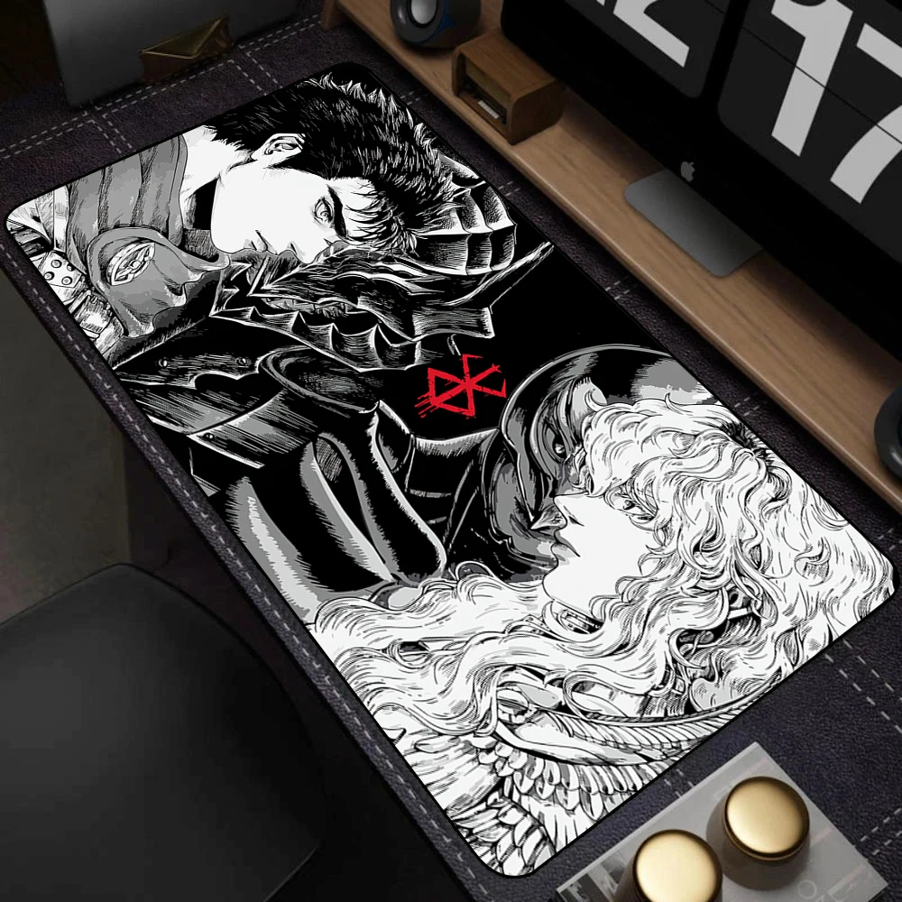 

Коврик для мыши Berserk Guts Gamer, игровой коврик для мыши Guts Sword in Berserk, компьютерные аксессуары, большой коврик для клавиатуры и ноутбука, скоростной коврик для рабочего стола