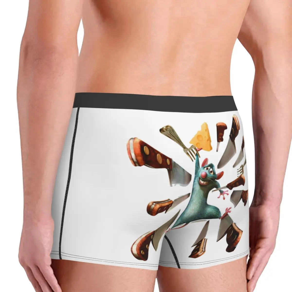 Ratatouille Remy Cartoon Movie Intimo da uomo Mutandine boxer personalizzate stampate sexy