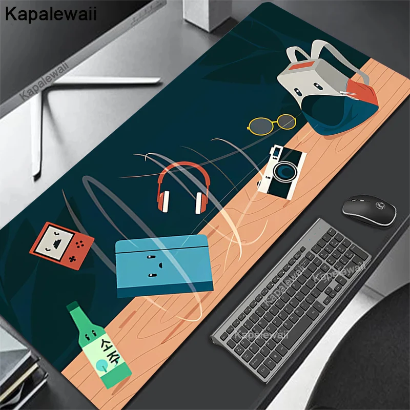 

2026 Anime Gaming Mousepad Laptop Gamer Accessories Cute Mouse Mat Desk Pad XXL Mouse Pad Keyboard Mat Pc Table Mat