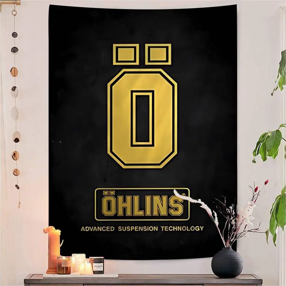 Suspension Logo O-Ohlins Hanging Bohemian Tapestry Indian Buddha Wall Decoration Witchcraft Bohemian Hippie Cheap Hippie Wall