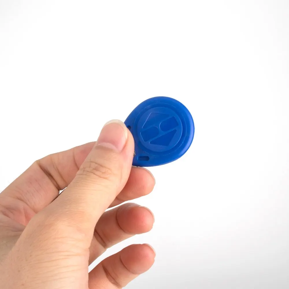 10/20 adet Salt Okunur RFID Keyfobs 125 KHz TK4100 EM Anahtarlık Anahtar Fobs Plastik TK4100 EM4100 Anahtar Etiketleri Jetonu Erişim Kontrol Sistemi