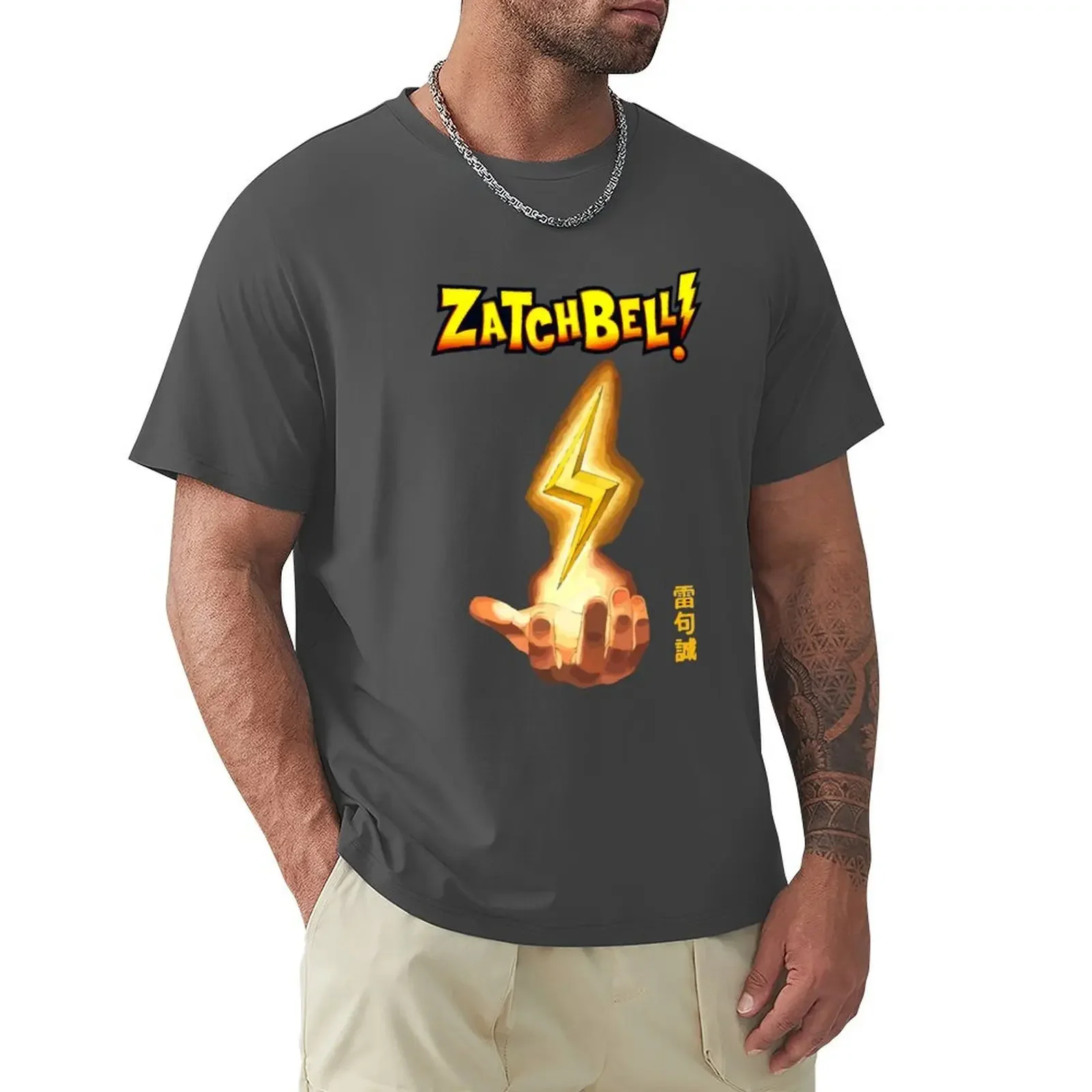 Zatch Bell Golden GashT-Shirt tees oversizeds funny kawaii clothes Men's t-shirts Summer fashion New Arrival Cotton Short Sleeve image 4