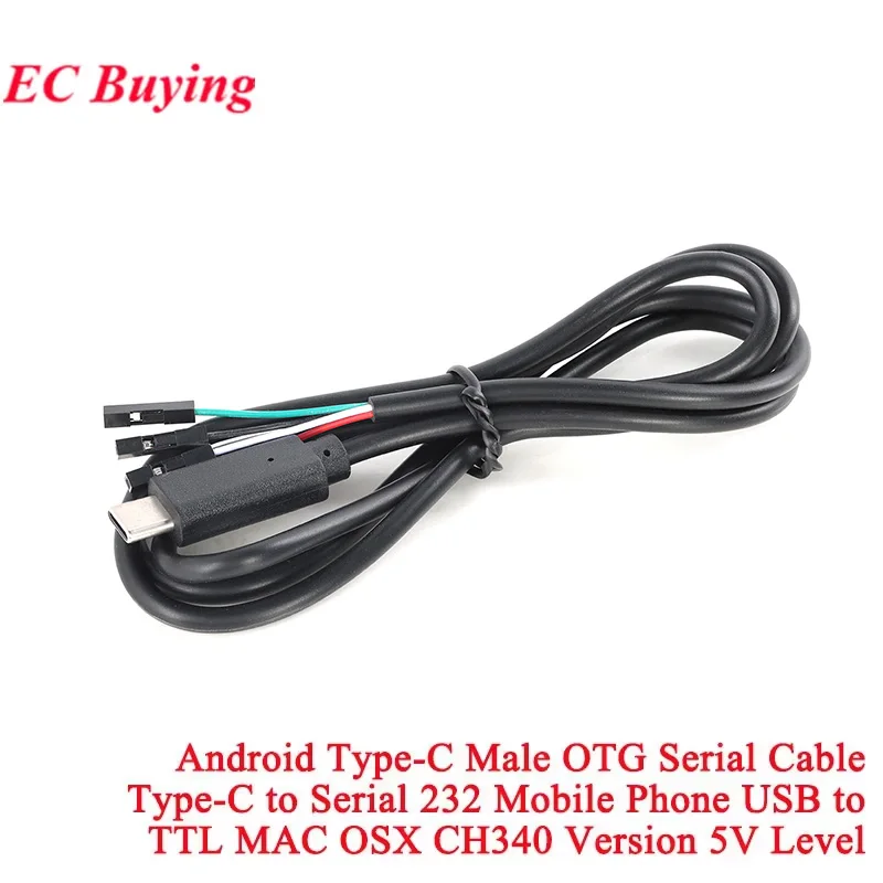 Typ-c zu seriellem Port Android Handy USB zu TTL OTG Debugging Download CH340 RS485 Konvertierungsmodul 3,3 V 5 V für STC STM32 – Detail 7
