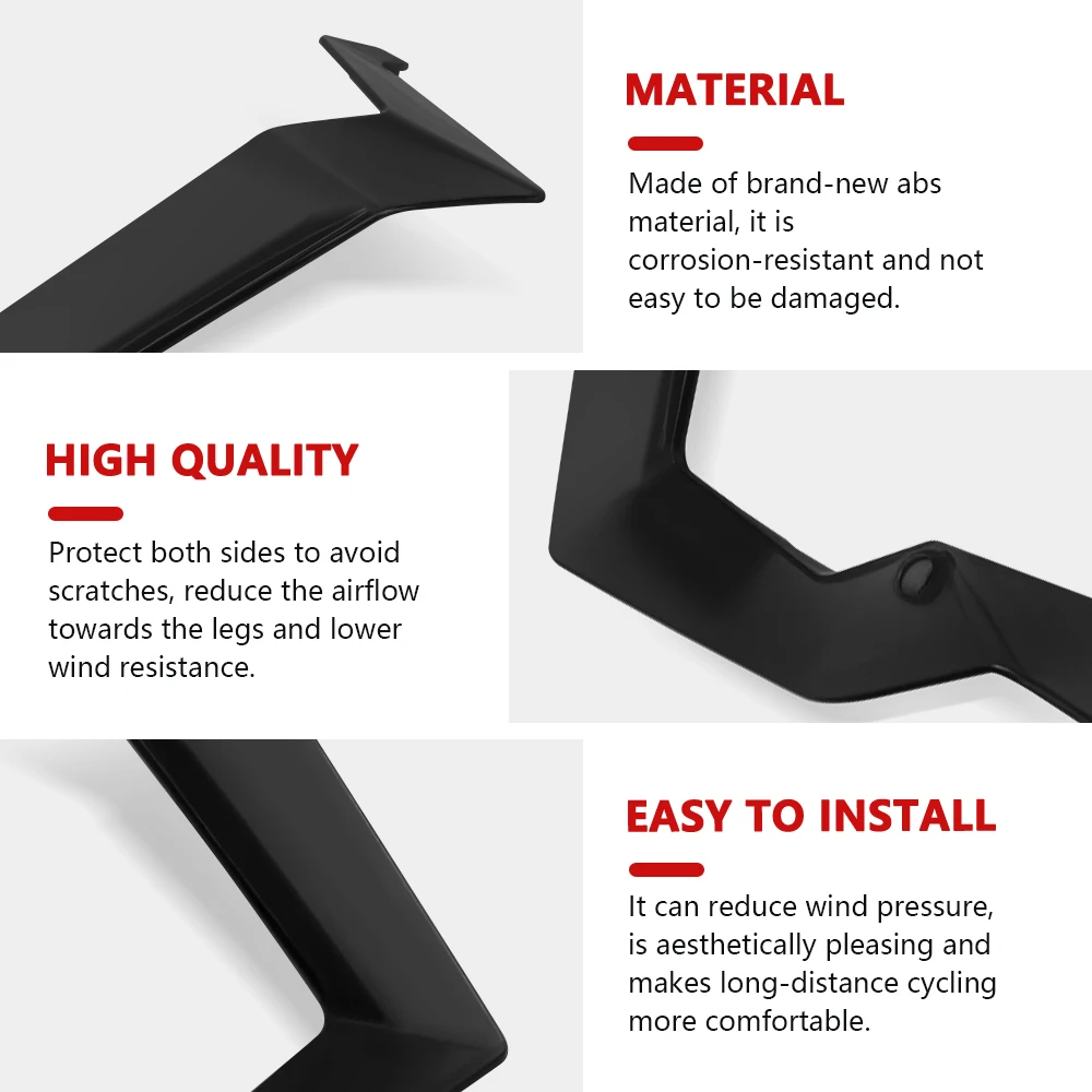 For Motorcycle Winding Strip Wind Cutting Fixed Wind Wing Leg Shield Side Protection Windshield XADV750 X-ADV 750 2025