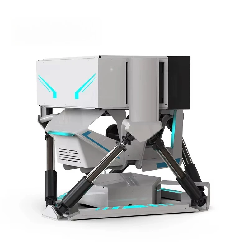 Renixsim Coin Operate 3 Screen Driving Simulation Single Seat 6 Dof Motion Sim Racing Cockpit