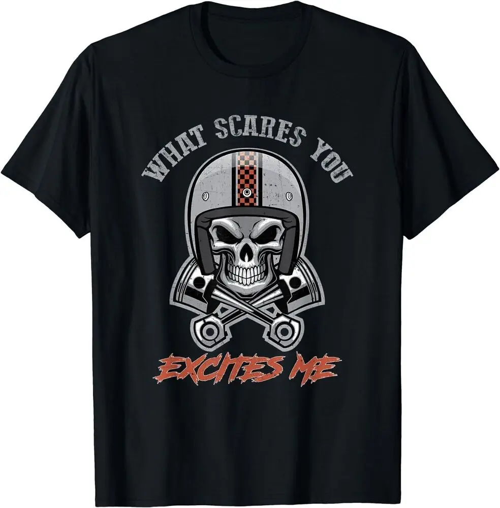 GusseaK Vintage Car Racing What Scares You Excites Me T-Shirt