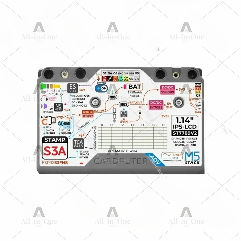 -Adv 56-key programmable card computer Stamp-S3A