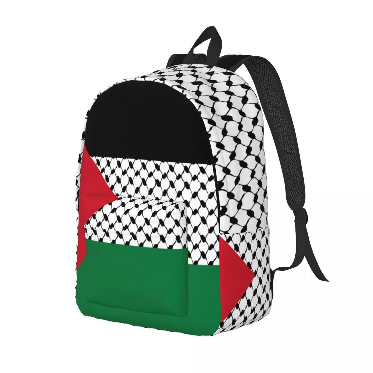 Palestine Flag Classical Backpack Gift High School Work Palestinian Hatta Keffiyeh  Daypack for Men Women Laptop Canvas Bags